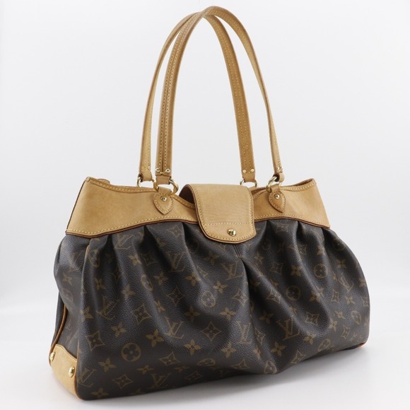 LOUIS VUITTON Authentic Brown Monogram Canvas Tote Bag - Picture 3 of 16